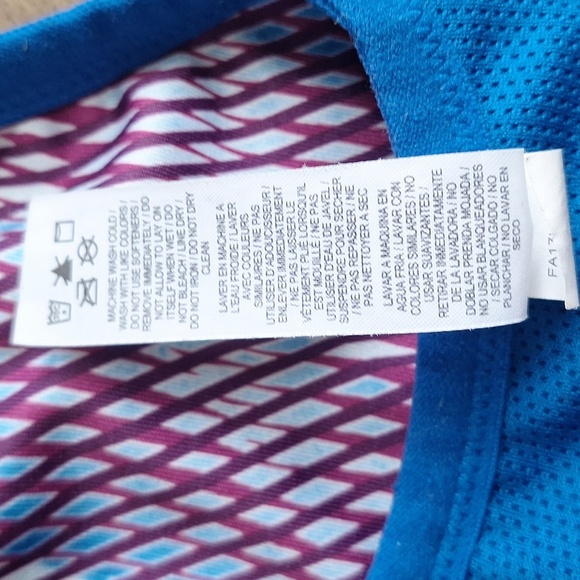 Nike Women's Multicolor Geometric Sports Bra Size L - Picture 9 of 11